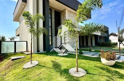 Casa em condomínio fechado com 4 quartos à venda na alphaville - lado ímpar, 1, terras alpha residencial 1, senador canedo por r$ 1.840.000