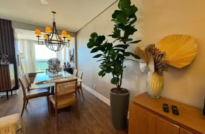 Frente mar exclusivo na praia de palmas com 3 quartos sendo todos suítes, mobiliado