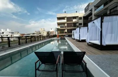Home clube completo! apartamento com 2 quartos na praia de palmas, frente rua