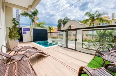 À 200 metros do mar! sofisticação e conforto: apartamento mobiliado com 3 dormitórios na praia de palmas