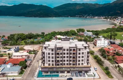 Frente avenida principal, luxo com vista para o mar! apartamento 2 quartos na praia grande – lazer completo!