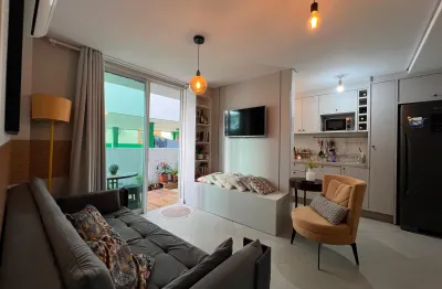 Apartamento mobiliado em palmas por r$ 499 mil, sua chance de ter imóvel na praia mais desejada de sc!