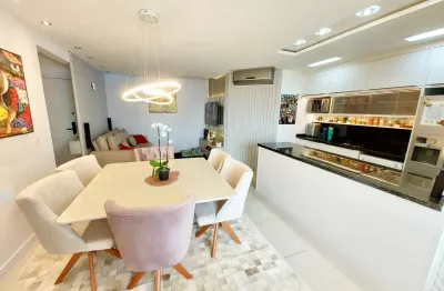 Apartamento pronto para morar, no centro e itajai, 98,39 metros privativos, 3 dormitorios , 1 suite , 1 banheiro , 1 lavabo, fechadura digital, sala integrada com a sacada com dois ambientes, churrasq