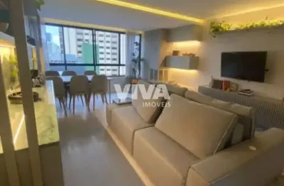Lindo apartamento 3 dormitorios, 1 suite, pronto para moarar, com 2 vagas cobertas, sala integrada com a sacada.
