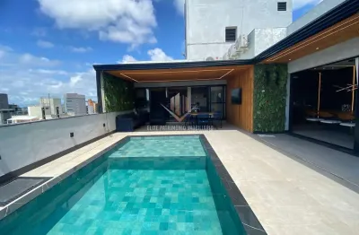 Cobertura de Alto Padrão na Praia das Pitangueiras Guarujá SP.