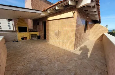 Apartamento cobertura duplex em praia do tombo, guarujá/sp