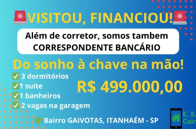 Bela casa na praia à venda  – bairro gaivota, itanhaém/sp imperdivel