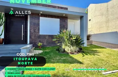 Casa com 3 quartos à venda no itoupava norte, blumenau , 156 m2 por r$ 1.199.000