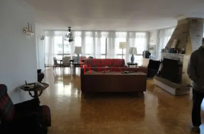 Aluguel de luxuoso apartamento de 273m² em cerqueira césar/jardim américa  - 3 quartos sendo 3 suítes, 3 salas duas com lareiras e 2 vagas de garagem.