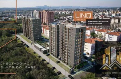 Apartamento para venda em canoas, igara, 2 dormitórios, 1 banheiro, 1 vaga