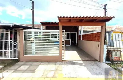 Casa para venda em esteio, três marias, 2 dormitórios, 1 banheiro, 2 vagas