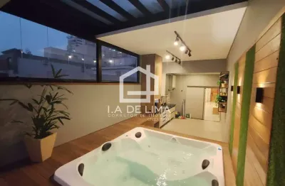 Cobertura com 3 quartos à venda na Avenida Doutor Bernardino de Campos, Pompéia, Santos