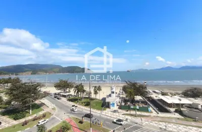 Apartamento de 3 dormitórios frente mar no bairro aparecida, santos