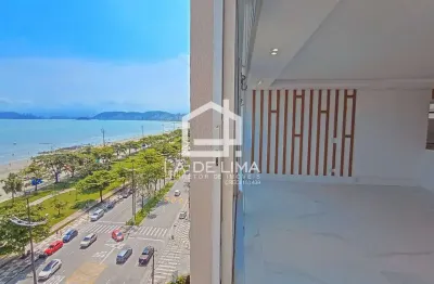 Apartamento exclusivo de alto padrão frente mar, bairro aparecida, santos