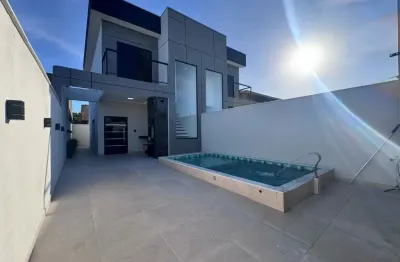 Linda casa com 2 suítes e área gourmet à venda em itanhaém, litoral su de são paulo