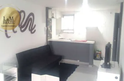 Kitnet à venda, 35 m² por r$ 160.000,00 - aviação - praia grande/sp
