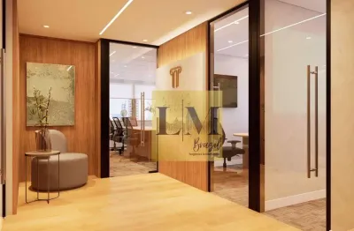 Sala comercial com 20 salas para alugar na Rua Álvaro Rodrigues, Brooklin, São Paulo