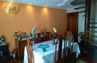 Apartamento triplex com 3 dormitórios à venda, 162 m² por r$ 1.170.000,00 - vila albertina - são paulo/sp