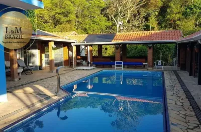 Chácara com 6 dormitórios à venda, 3300 m² por r$ 1.670.000,00 - rio acima - atibaia/sp