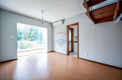 Imperdível cobertura 3 dormitórios em teresópolis com 2 vagas cobertas e posição solar privilegiada
