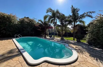 Recanto em charqueadas: casa com piscina, 1200 m² de terreno