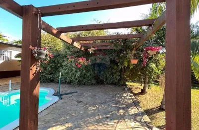 Recanto em charqueadas: casa com piscina, 1200 m² de terreno