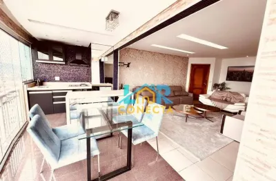 Apartamento com 3 dormitórios para alugar, 200 m² por r$ 13.000,00/mês - ponta da praia - santos/sp