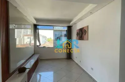 Apartamento com 2 dormitórios à venda, 78 m² por r$ 445.000,00 - embaré - santos/sp