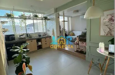 Apartamento à venda, 41 m² por r$ 403.000,00 - josé menino - santos/sp