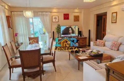 Apartamento com 3 dormitórios à venda, 239 m² por r$ 1.346.000,00 - pompéia - santos/sp