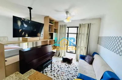 Flat com 1 dormitório à venda, 32 m² por r$ 270.000,00 - itararé - são vicente/sp