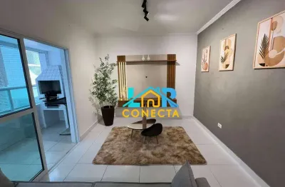 Apartamento com 1 dormitório à venda, 51 m² por r$ 335.000,00 - vila caiçara - praia grande/sp