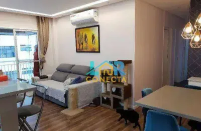 Apartamento com 3 dormitórios à venda, 81 m² por r$ 600.000,00 - estuário - santos/sp