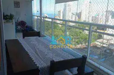 Apartamento com 4 dormitórios à venda, 132 m² por r$ 1.350.000,00 - josé menino - santos/sp