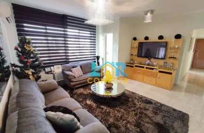 Apartamento com 3 dormitórios à venda, 110 m² por r$ 590.000,00 - campo grande - santos/sp