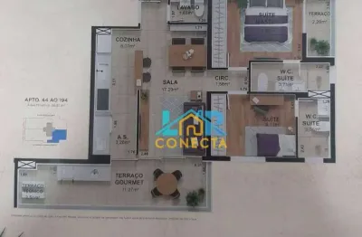 Apartamento com 2 dormitórios à venda, 87 m² por r$ 1.484.000,00 - pompéia - santos/sp