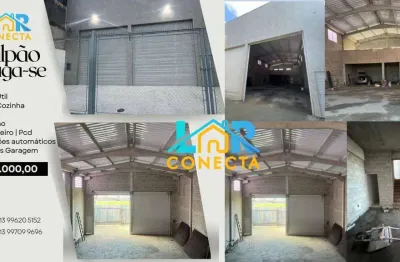 Galpão para alugar, 360 m² por r$ 15.000,00/mês - mirim - praia grande/sp