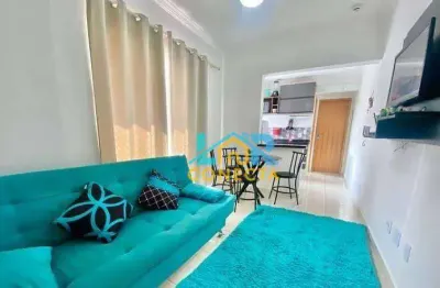 Apartamento com 1 dormitório à venda, 45 m² por r$ 297.000,00 - boqueirão - praia grande/sp
