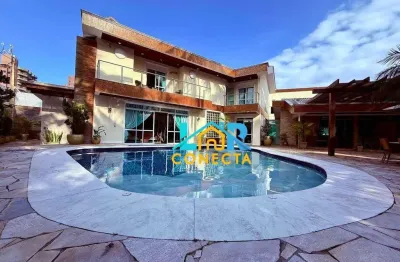 Sobrado alto padrão 4 suítes à venda, 347 m² por r$ 7.985.000 - canto do forte - praia grande/sp