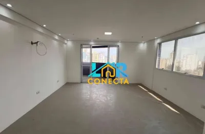 Sala para alugar, 36 m² por r$ 3.000,00/mês - ponta da praia - santos/sp
