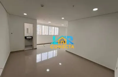 Sala para alugar, 35 m² por r$ 2.700,00/mês - ponta da praia - santos/sp