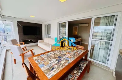 Apartamento com 3 dormitórios para alugar, 132 m² por r$ 10.000,00/mês - ponta da praia - santos/sp
