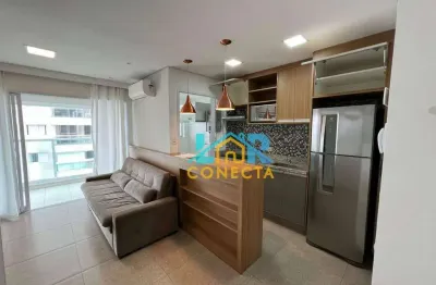 Apartamento com 1 dormitório para alugar, 48 m² por r$ 4.200,00/mês - ponta da praia - santos/sp