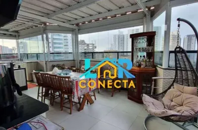 Cobertura à venda, 178 m² por r$ 580.000,00 - vila caiçara - praia grande/sp