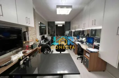 Sala, 50 m² - venda por r$ 244.000,00 ou aluguel por r$ 2.685,00/mês - centro - santos/sp