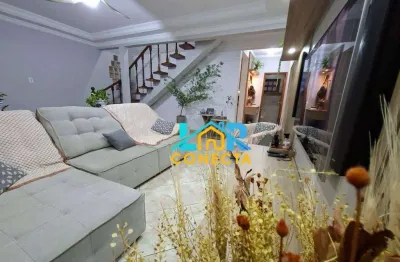 Sobrado com 2 dormitórios à venda, 122 m² por r$ 549.000,00 - vila antártica - praia grande/sp