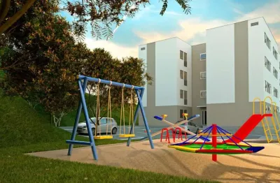 Apartamento para venda em vespasiano, serra dourada, 2 dormitórios, 1 banheiro, 1 vaga