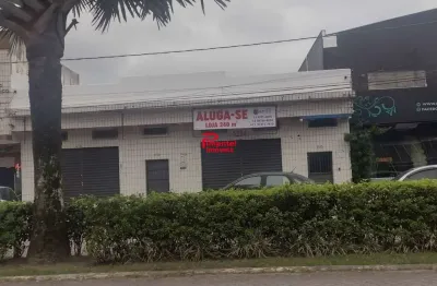 Casa 2 dorm. p/ locação comercial no boqueirão em praia grande