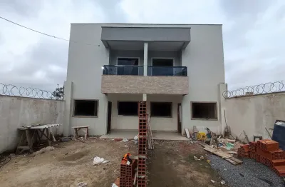 Casa duplex em construção – 3 quartos com suíte e closet em colina de laranjeiras – serra/es