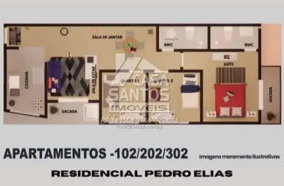Apartamento com 3 quartos à venda na rua pedro elias graciano, centro, pinhais, 67 m2 por r$ 379.000